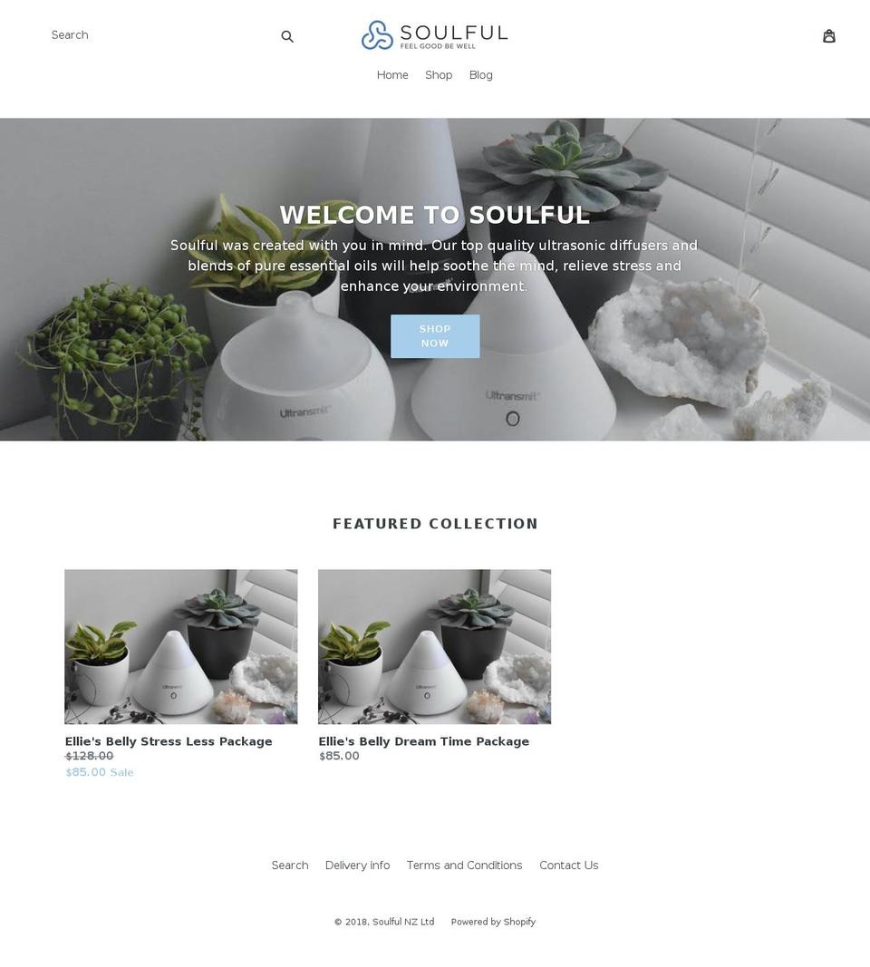 soulful.co shopify website screenshot