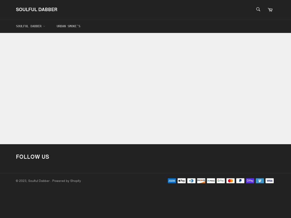 soulfuldabber.com shopify website screenshot