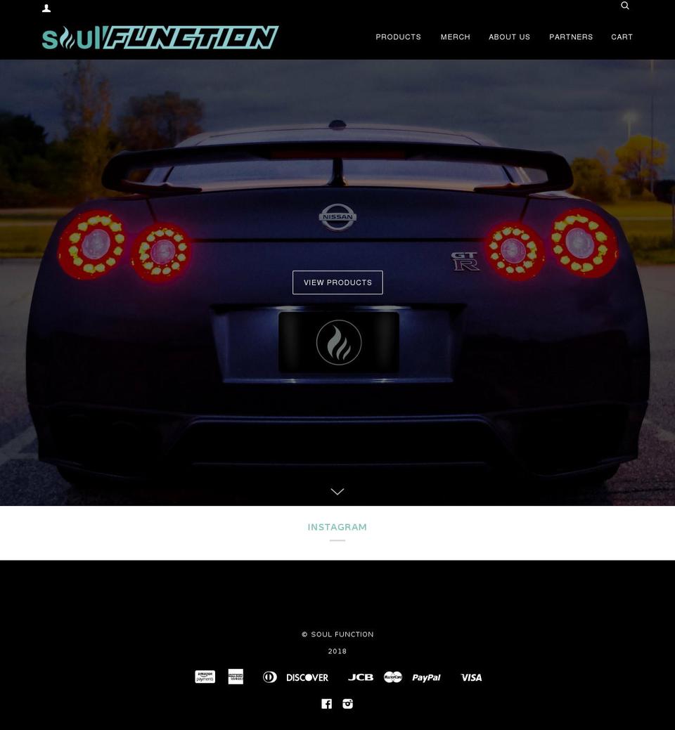 soulfunction.com shopify website screenshot