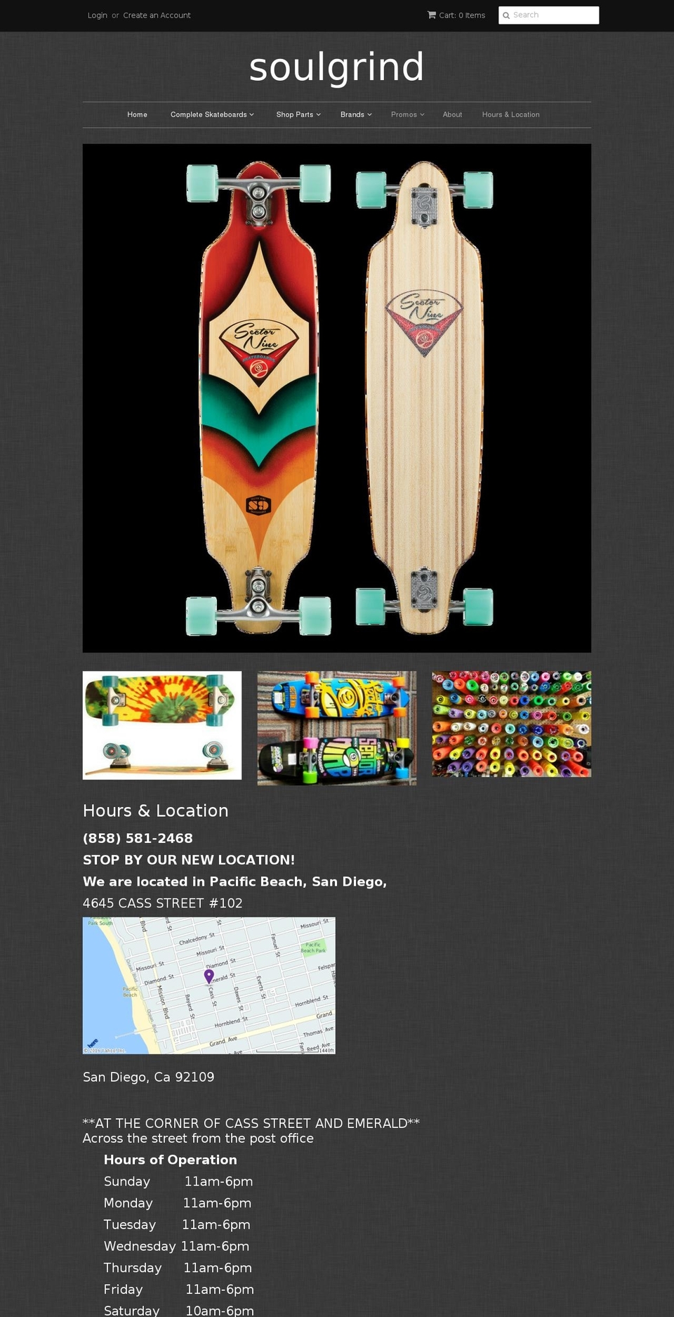soulgrind.com shopify website screenshot