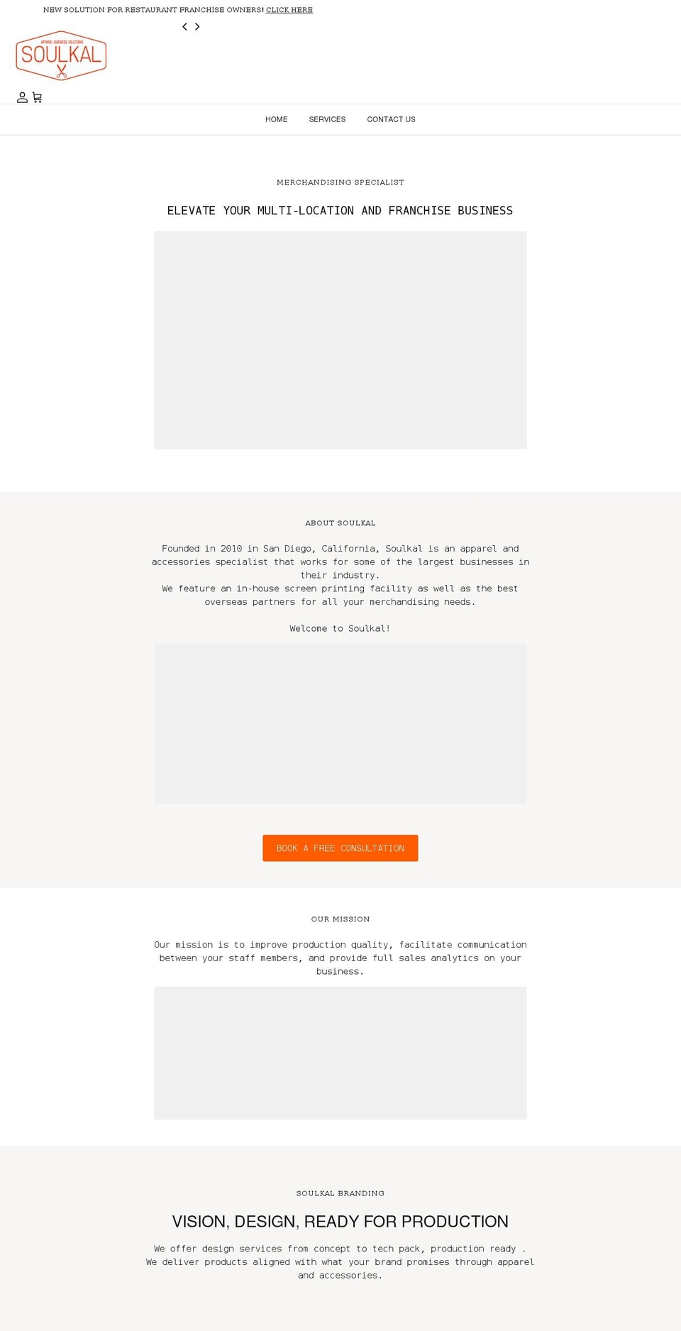 soulkal.com shopify website screenshot