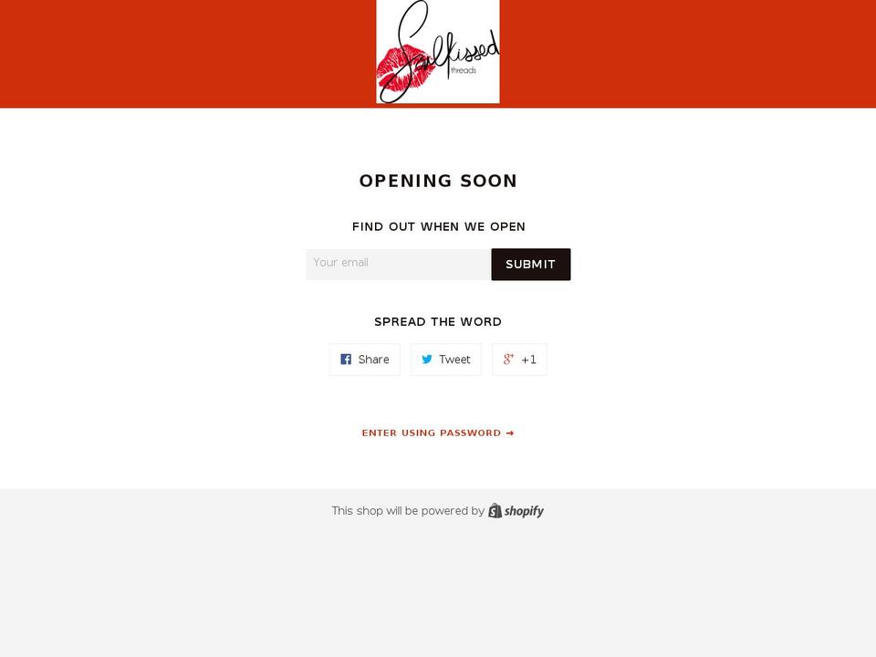 soulkissedthreads.com shopify website screenshot