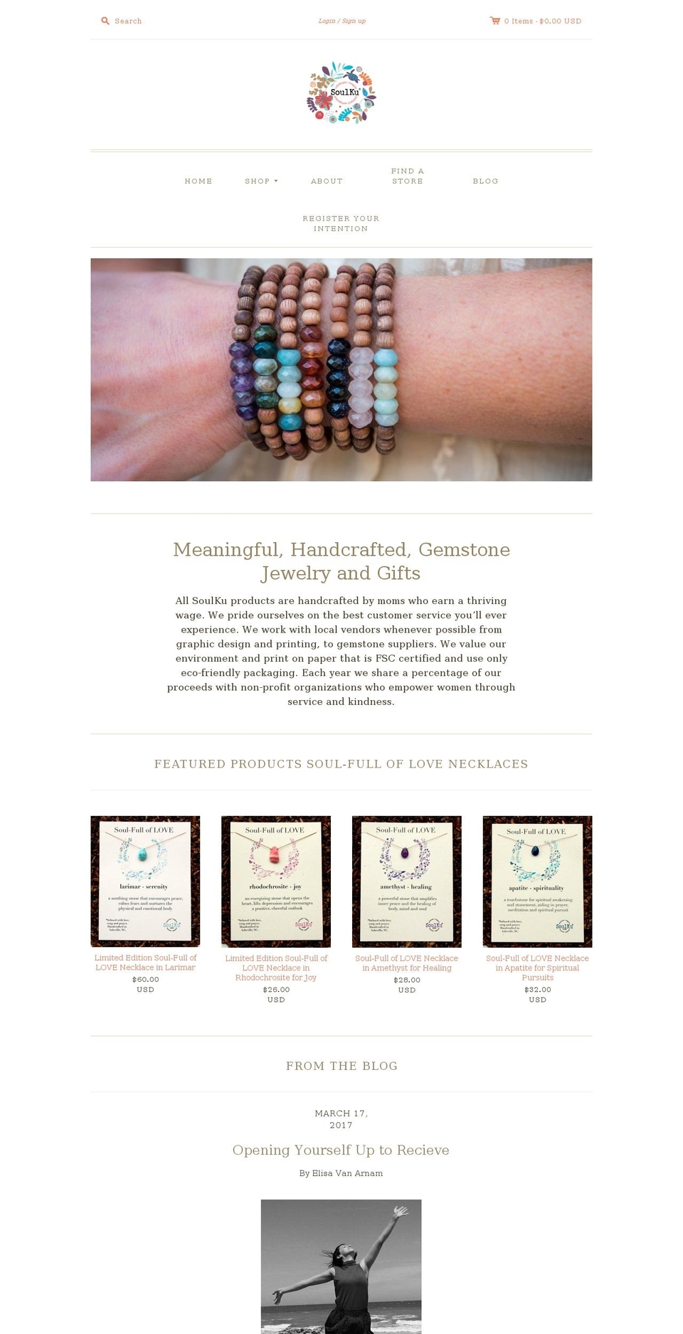 soulku.com shopify website screenshot