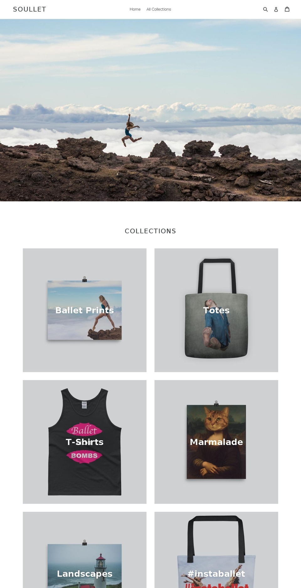 soullet.com — Shopify storefront screenshot