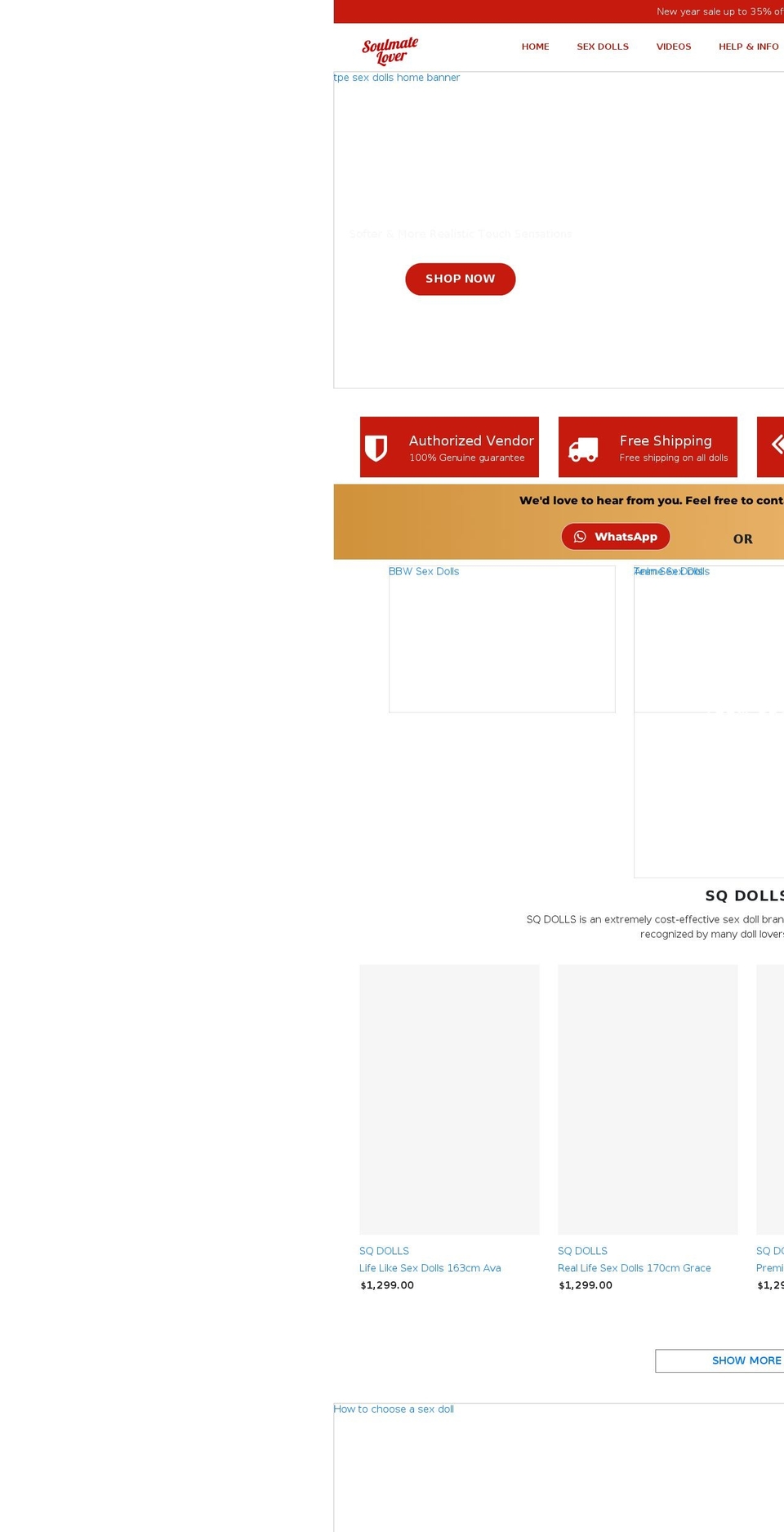soulmatelover.com shopify website screenshot