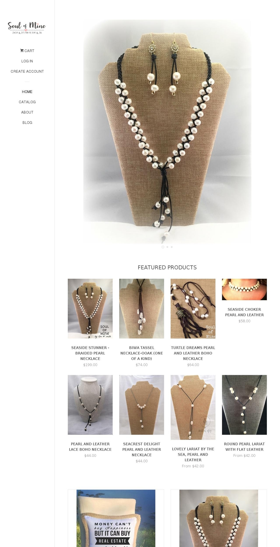 soulofmine.com shopify website screenshot