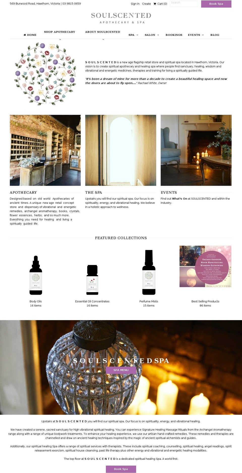 SoulScented V2 April 2018 Shopify theme site example soulscented.com