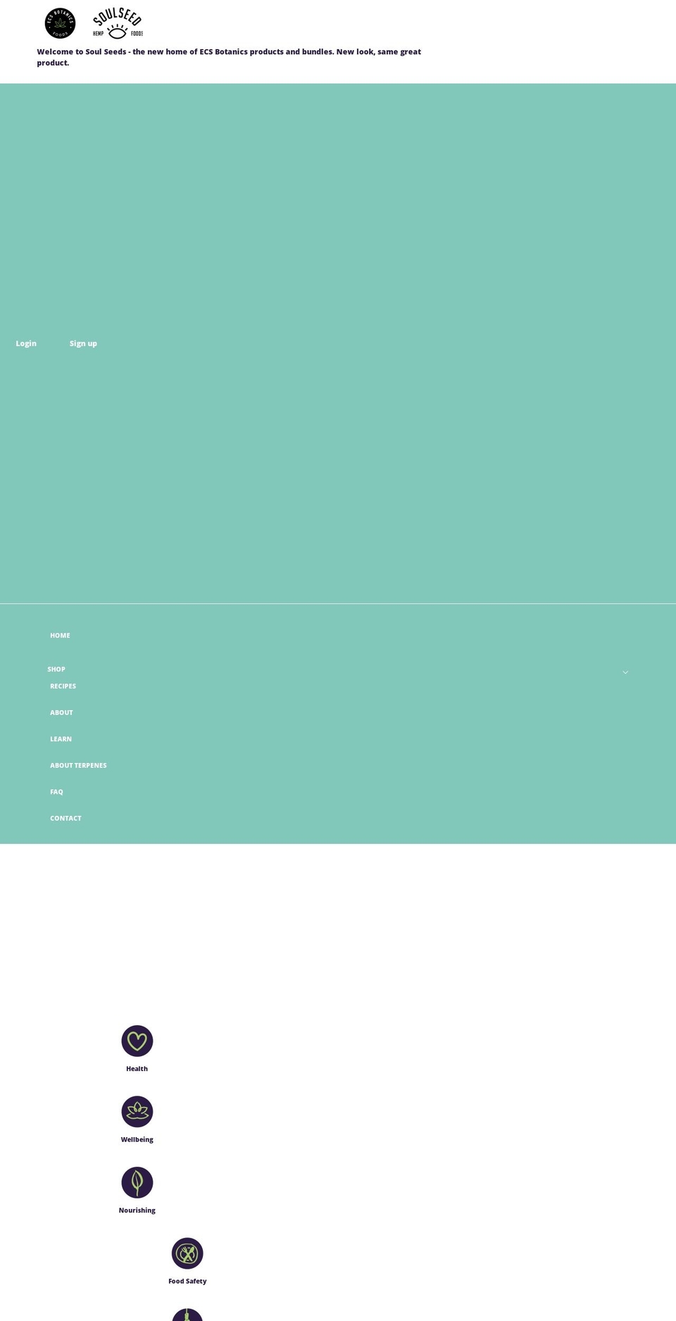 soulseedhemp.com.au shopify website screenshot