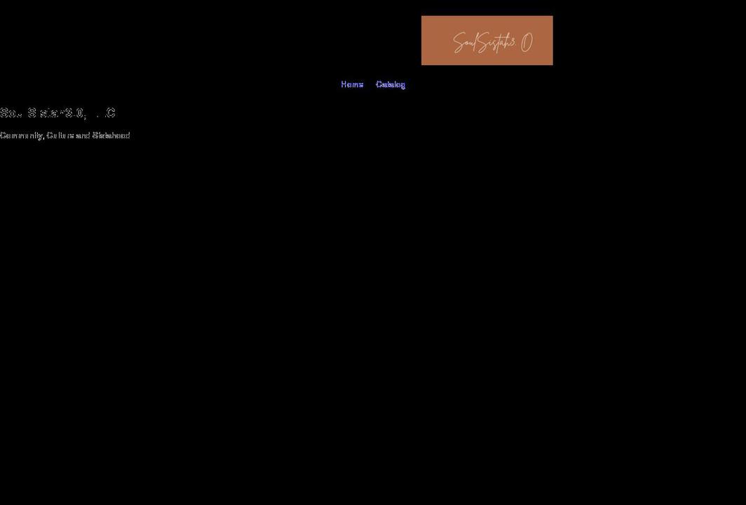soulsistah30.com shopify website screenshot