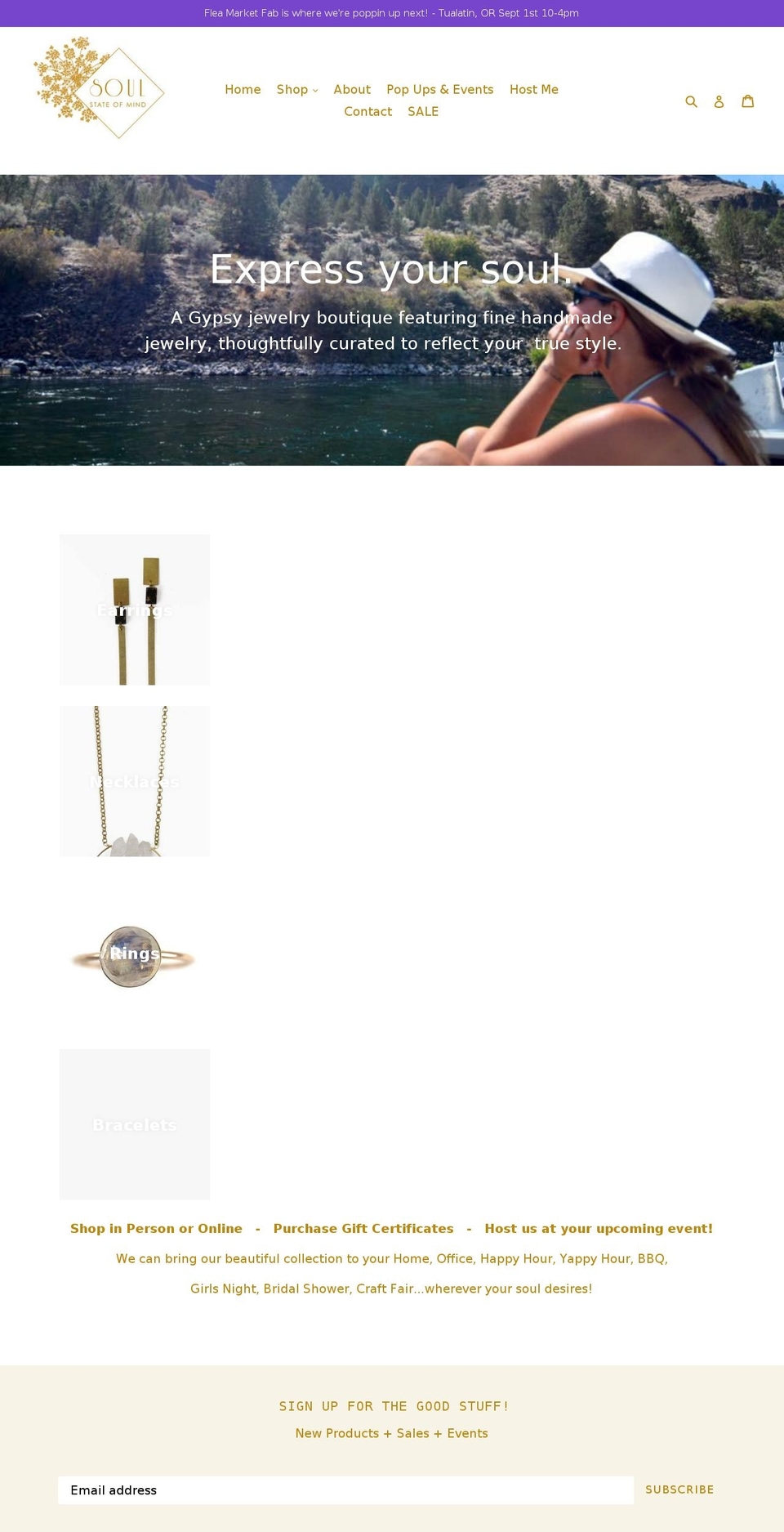 soulstateofmind.com shopify website screenshot