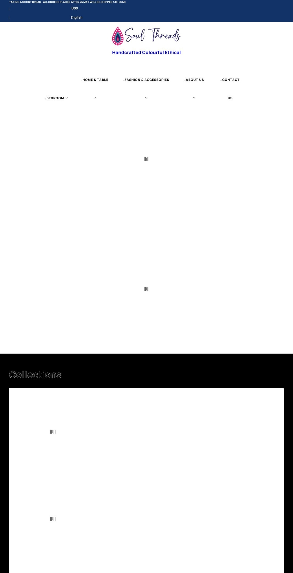 soulthreads.com.au shopify website screenshot