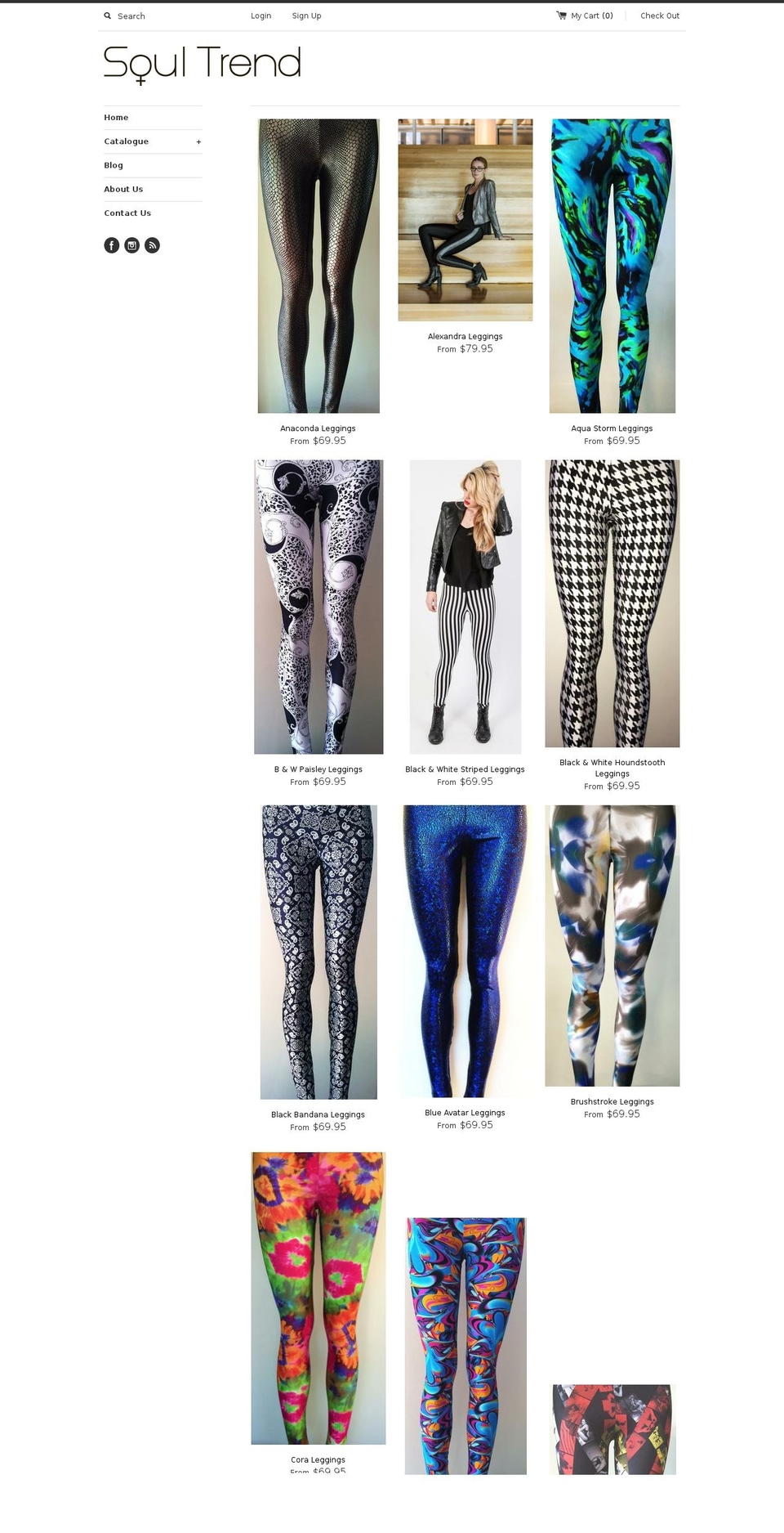 soultrend.com.au shopify website screenshot