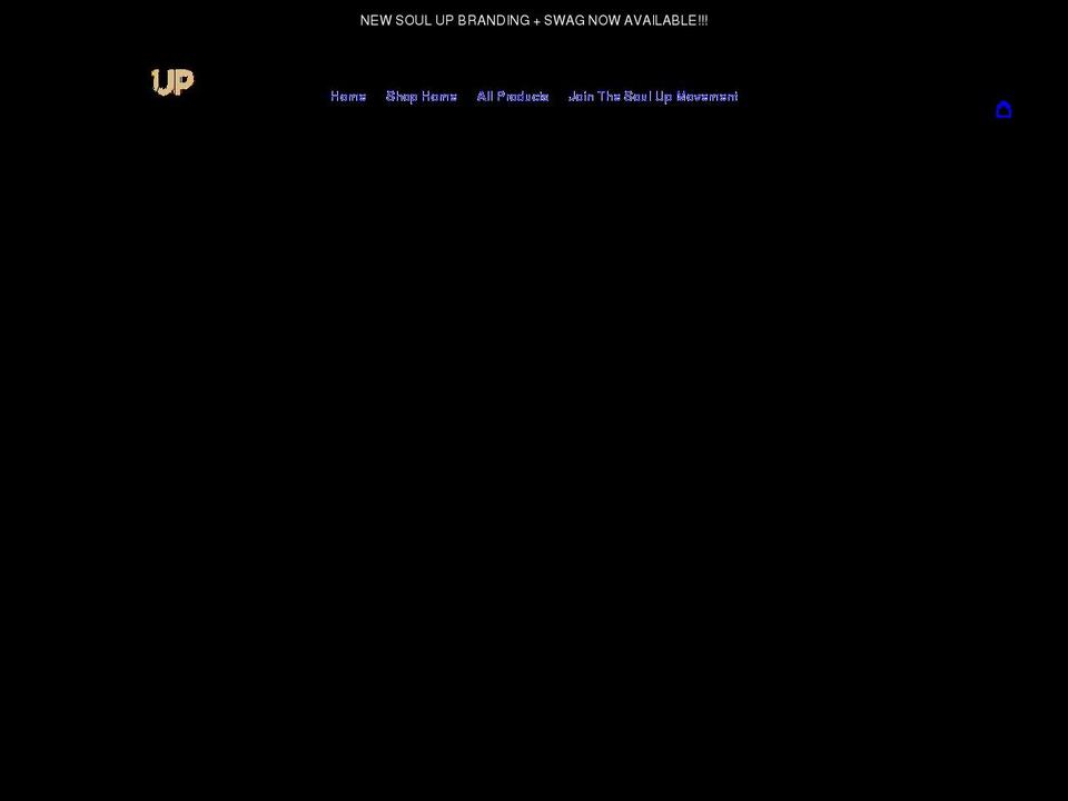 soulup.shop shopify website screenshot