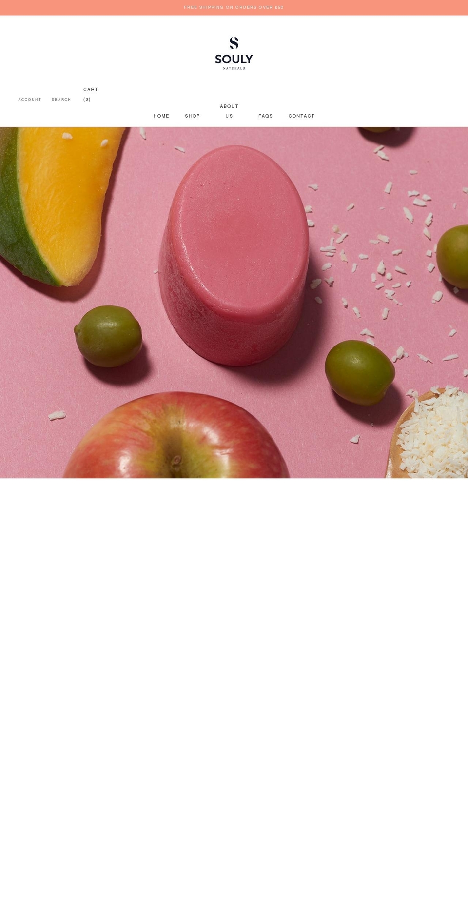 soulynaturals.com shopify website screenshot