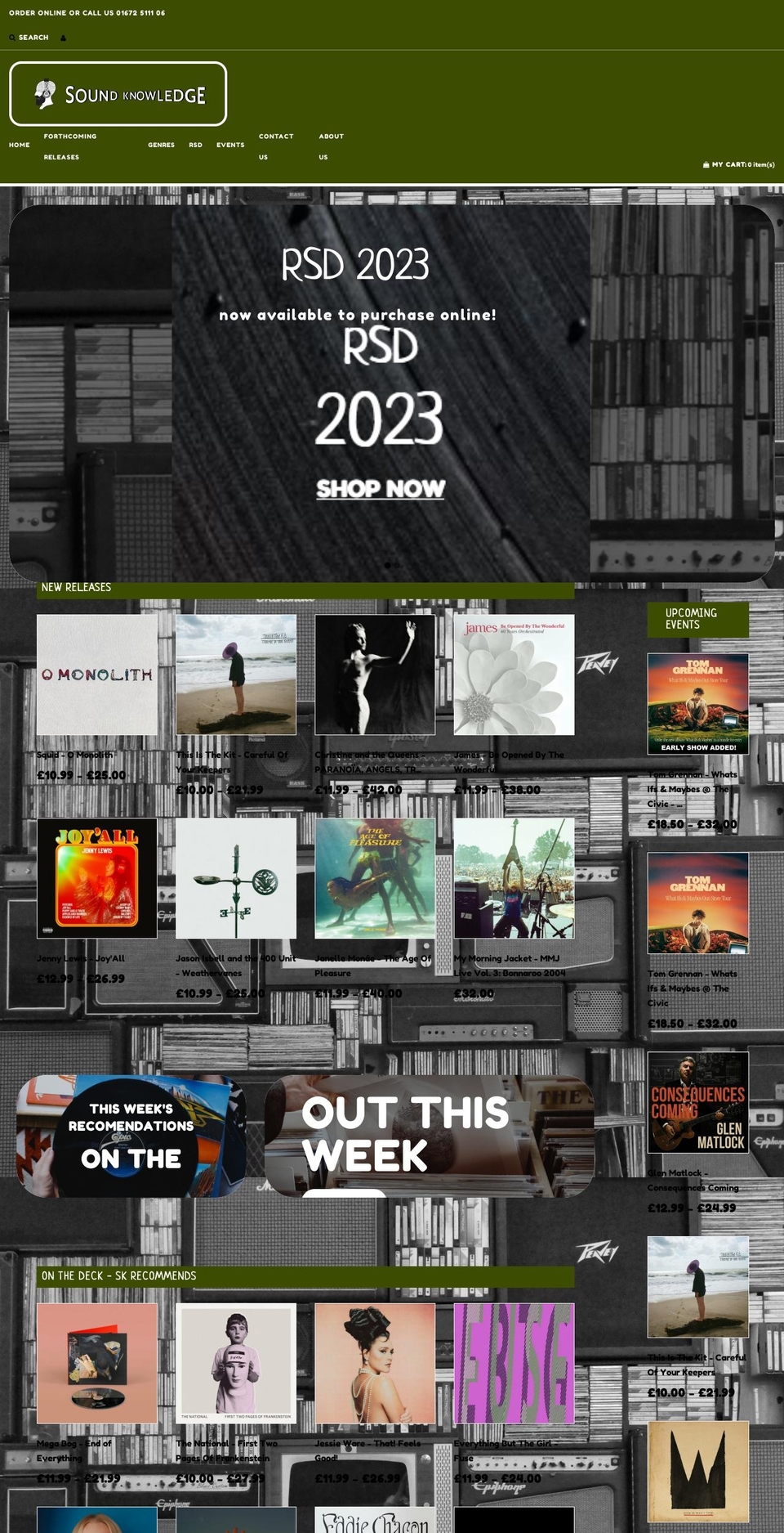 sound-knowledge.co.uk shopify website screenshot