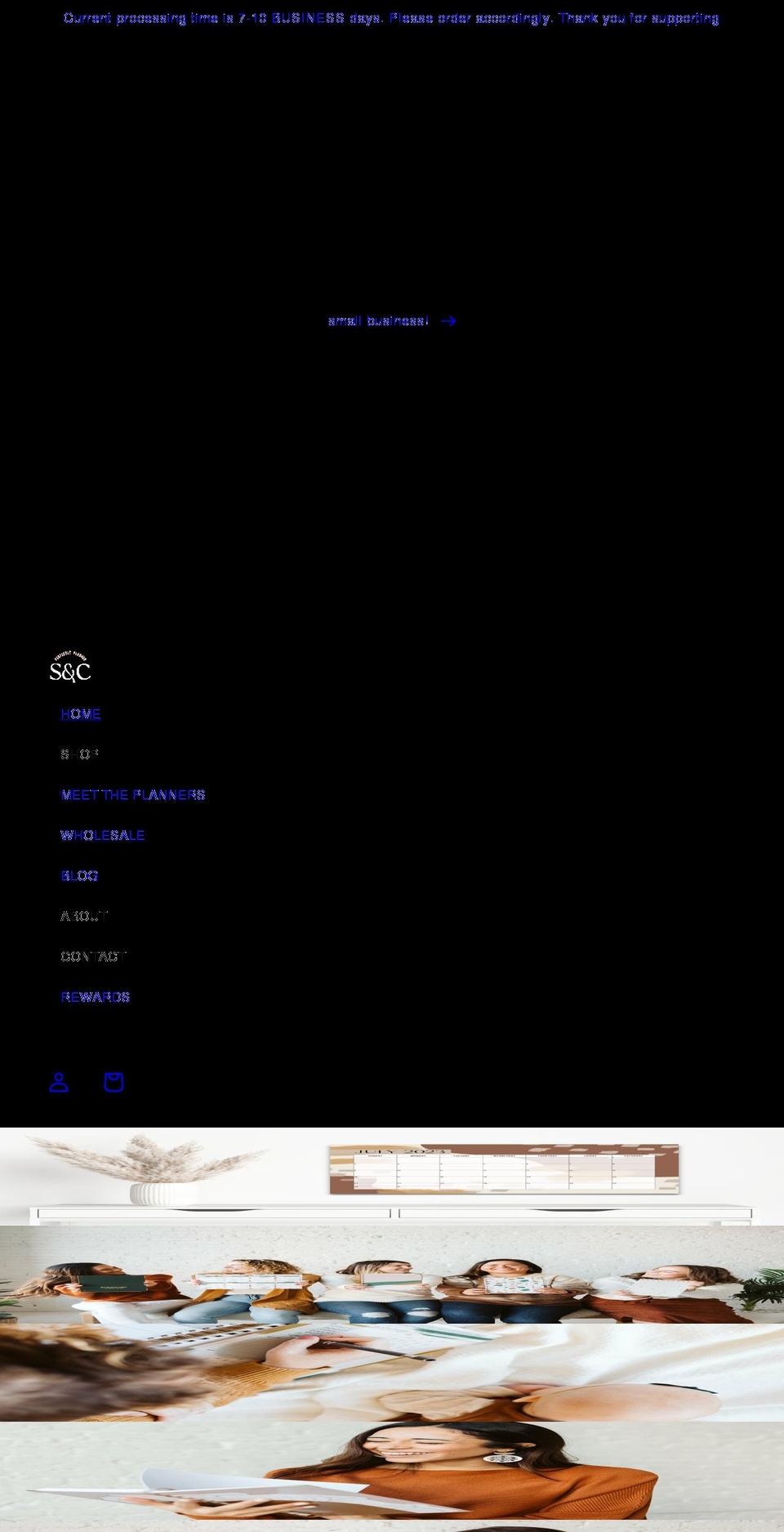 soundandcircle.com shopify website screenshot