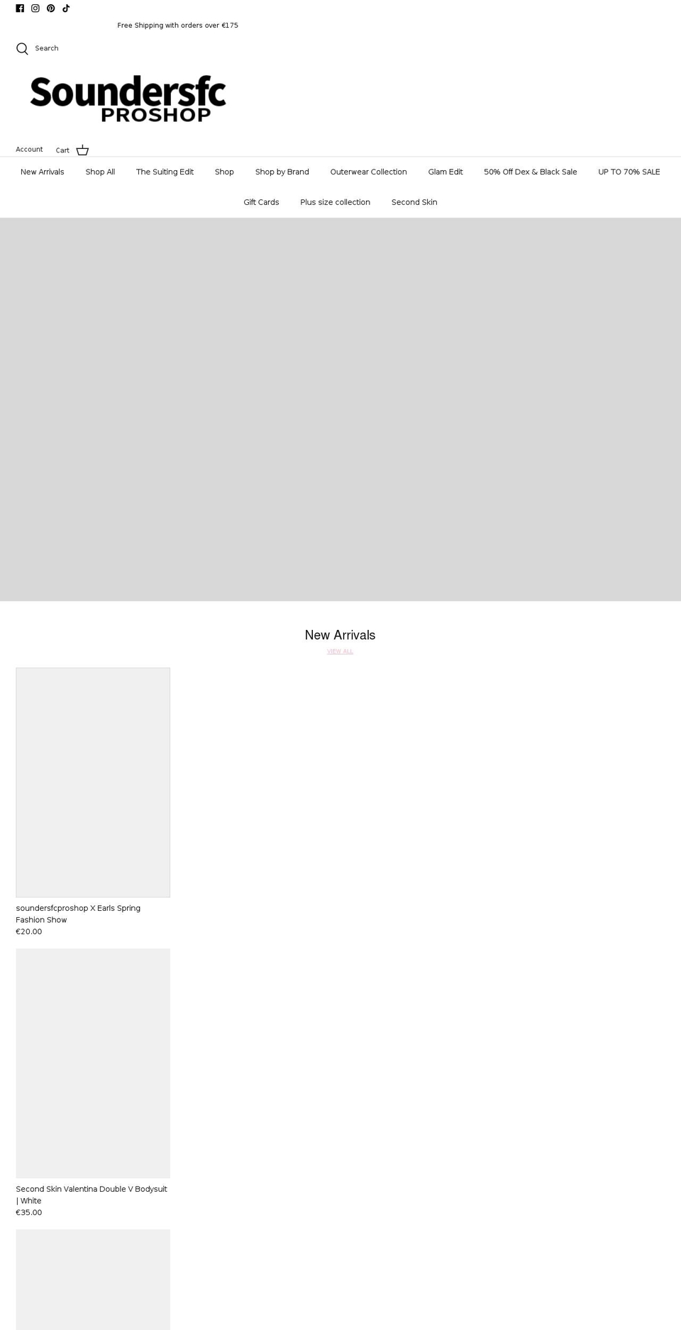 soundersfcproshop.com shopify website screenshot