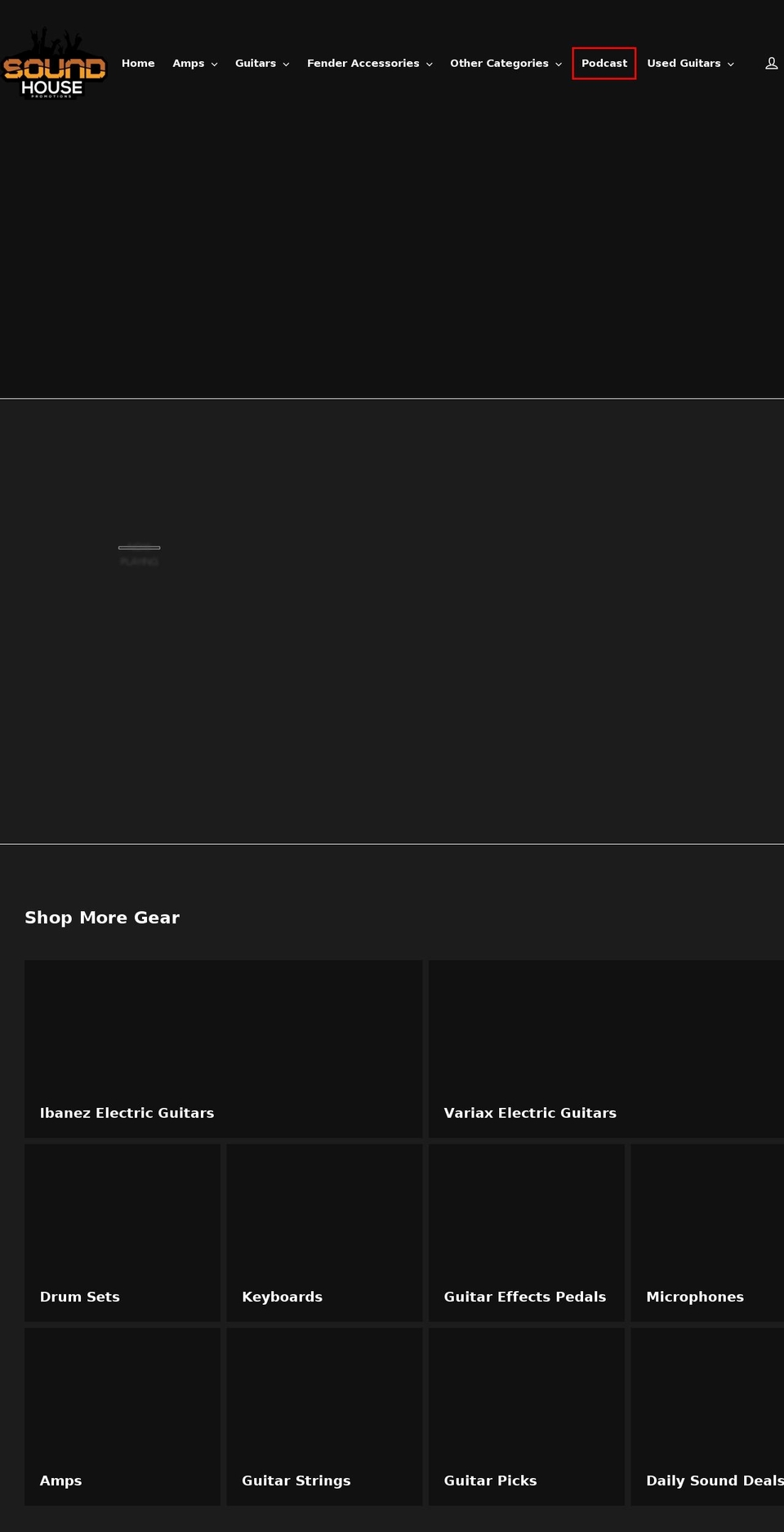 soundhousepromotions.com shopify website screenshot