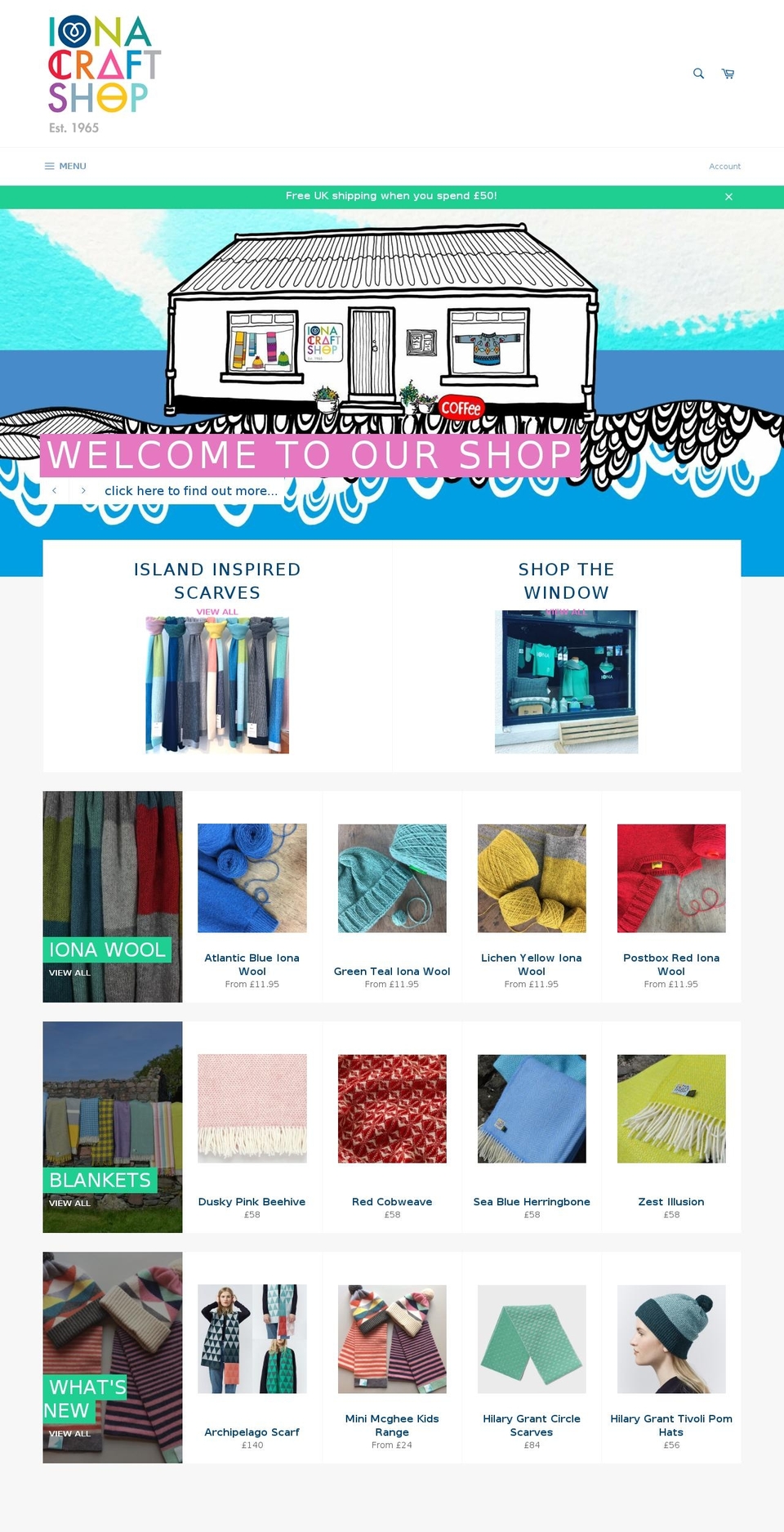 soundofiona.com — Shopify storefront screenshot