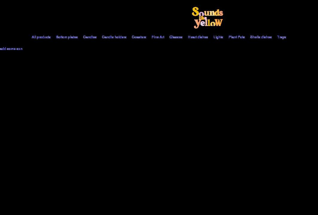 soundslikeyellow.com shopify website screenshot