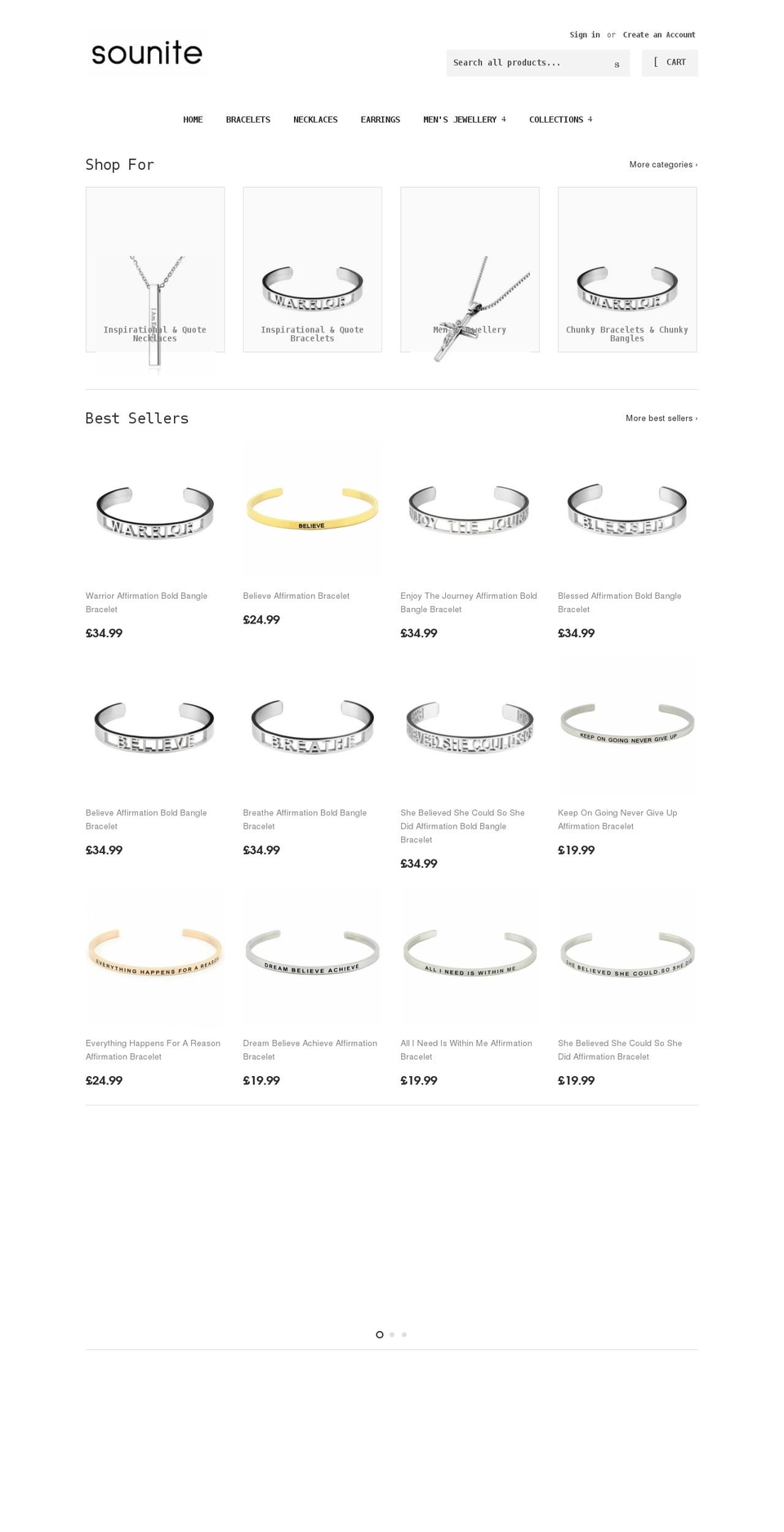 sounite.com shopify website screenshot