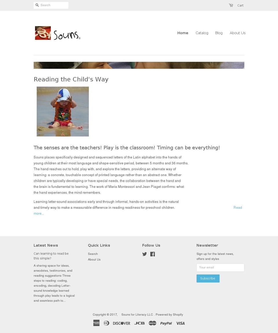 sounsplay.org shopify website screenshot