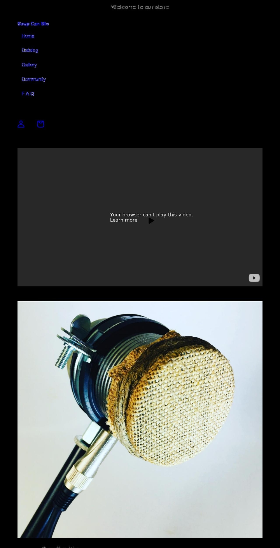 soupcanmic.co.uk shopify website screenshot