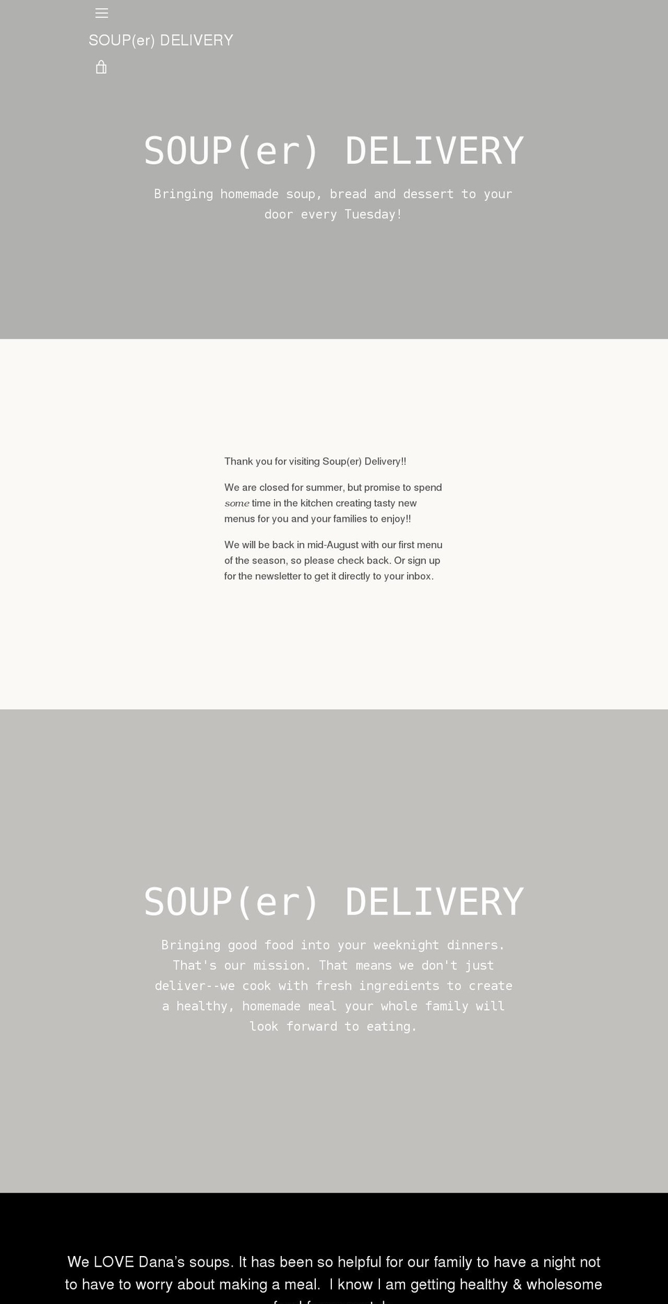 souper-delivery.myshopify.com shopify website screenshot