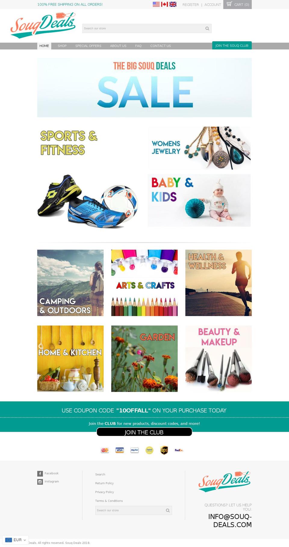 souq-deals.com — Shopify storefront screenshot