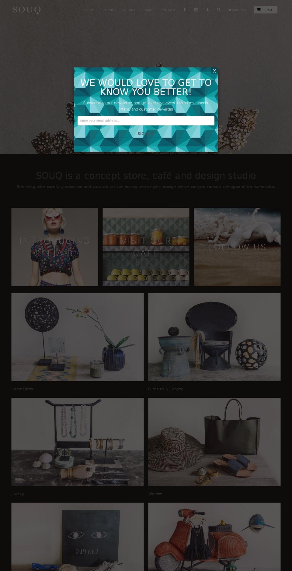 souqstore.co shopify website screenshot