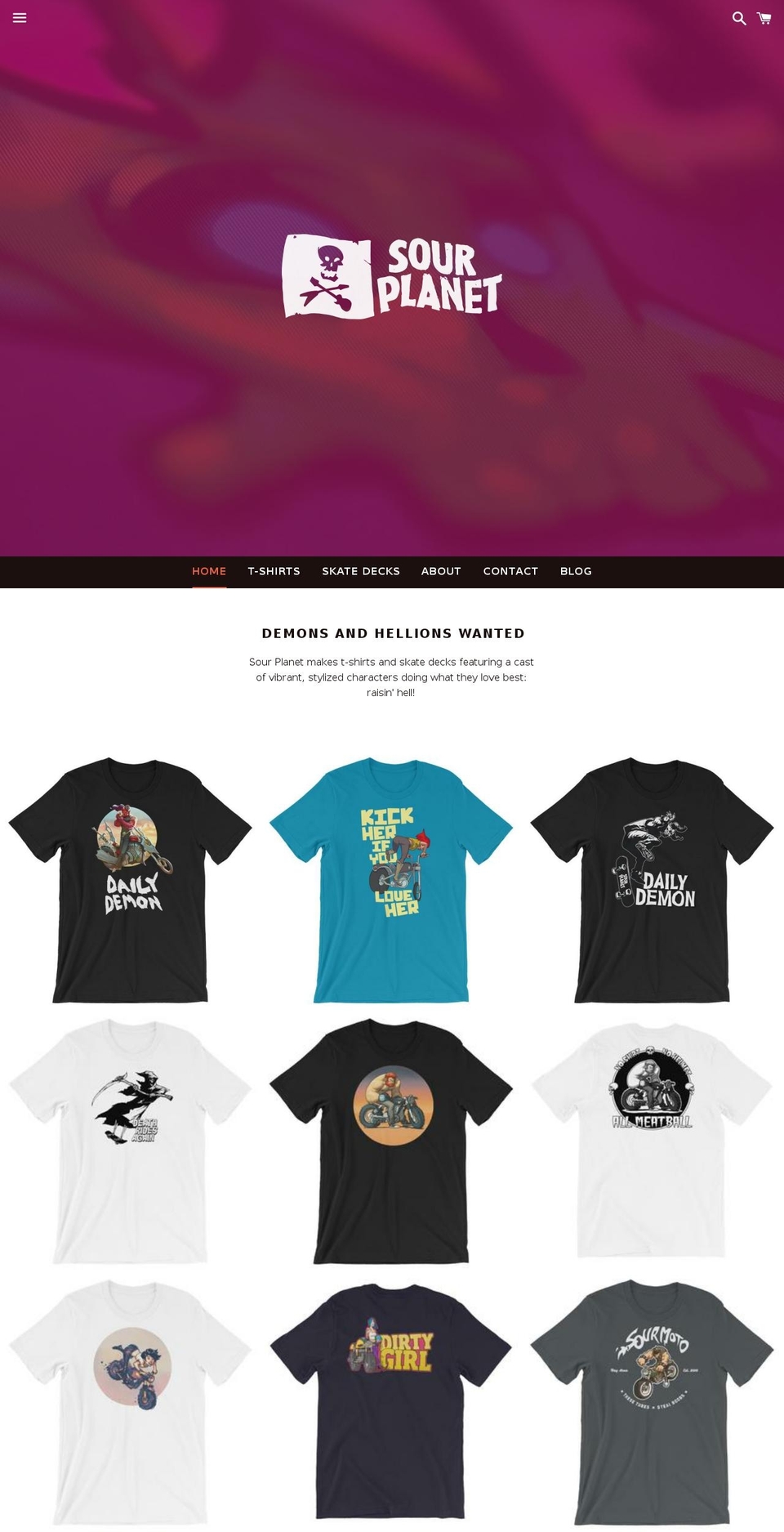 sour.org shopify website screenshot