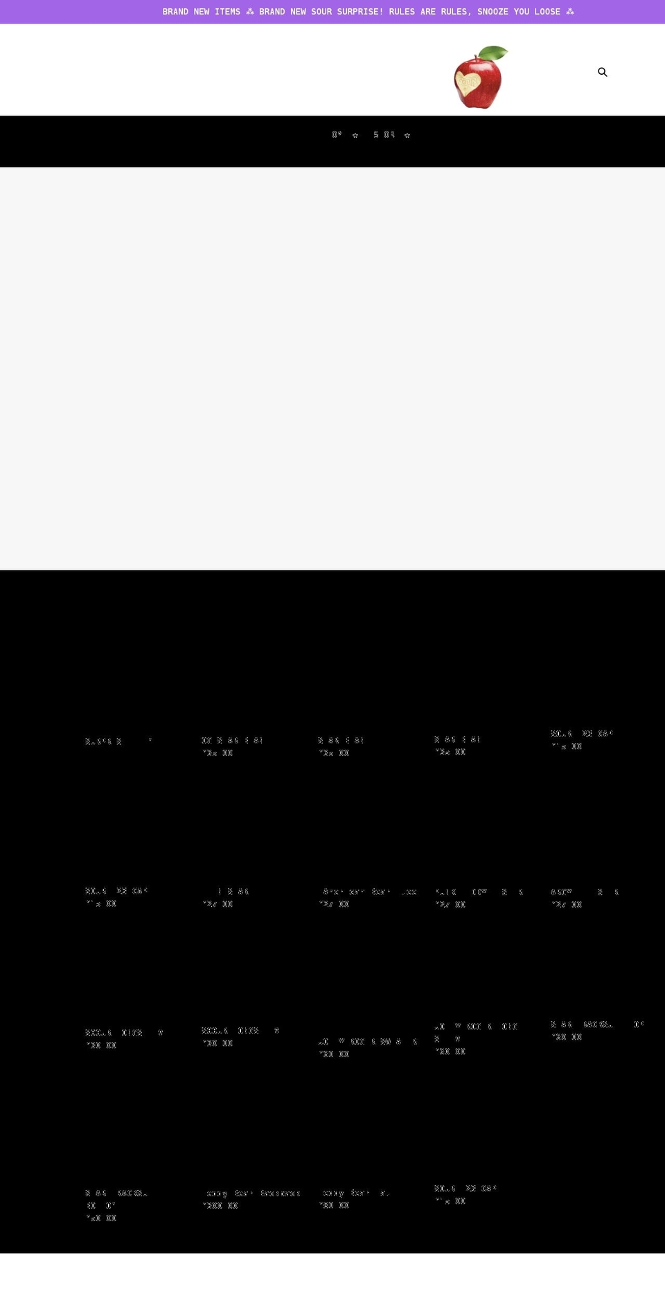 soursurprise.com shopify website screenshot