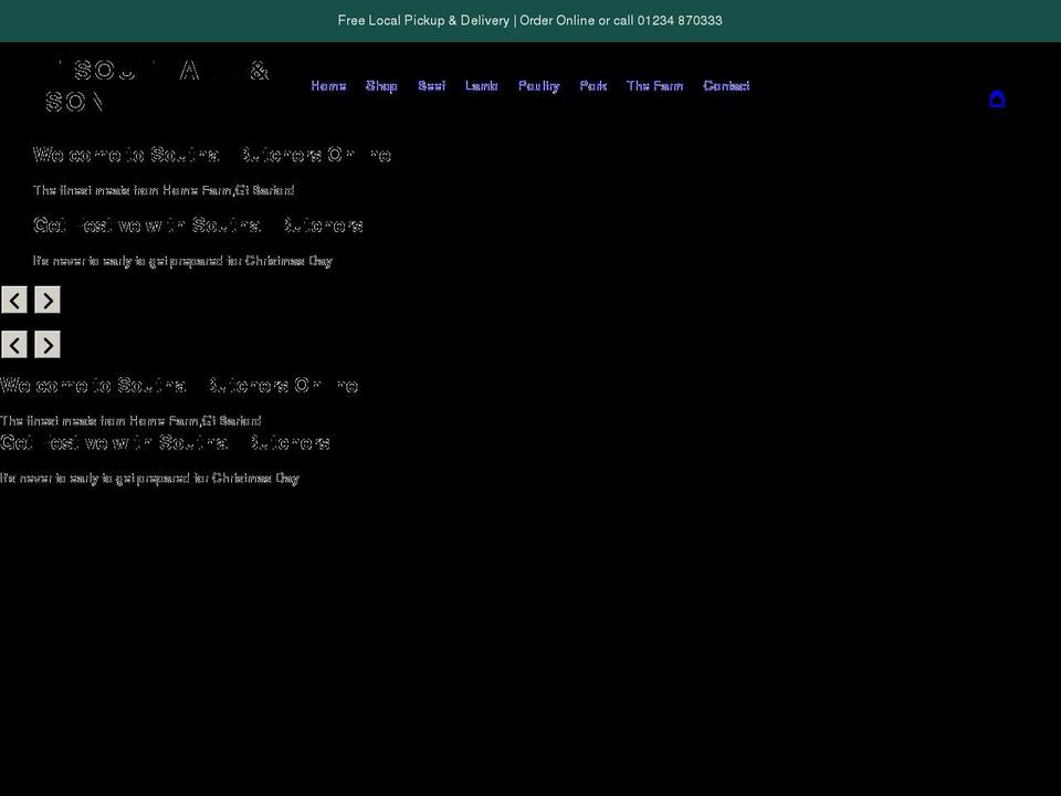 southallbutchers.co.uk shopify website screenshot