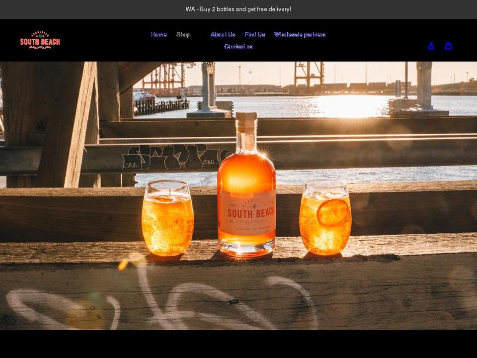 southbeachaperitivo.com shopify website screenshot