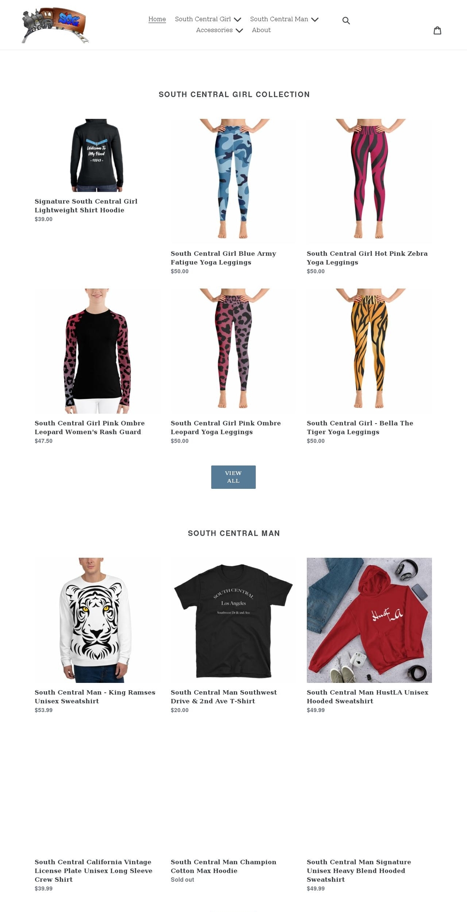 southcentralgirl.com shopify website screenshot