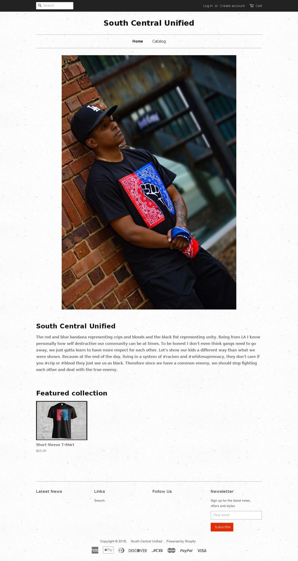 southcentralized.com — Shopify storefront screenshot
