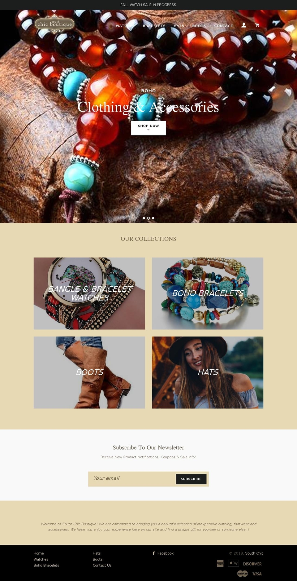 southchic.com — Shopify storefront screenshot