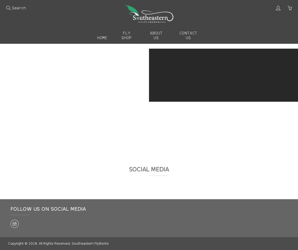 southeasternflyworks.com shopify website screenshot