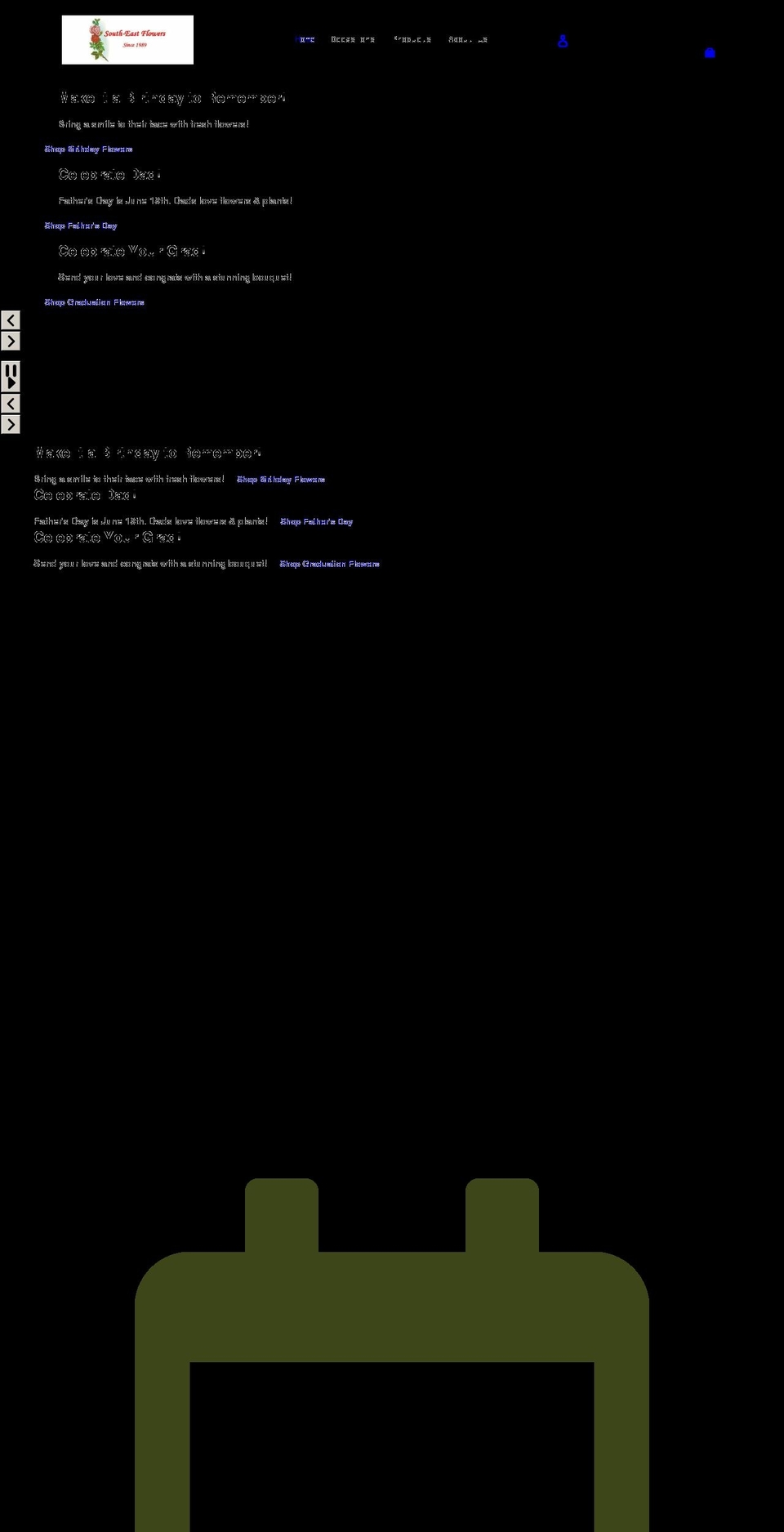 mol-standard- Shopify theme site example southeastflowersla.com