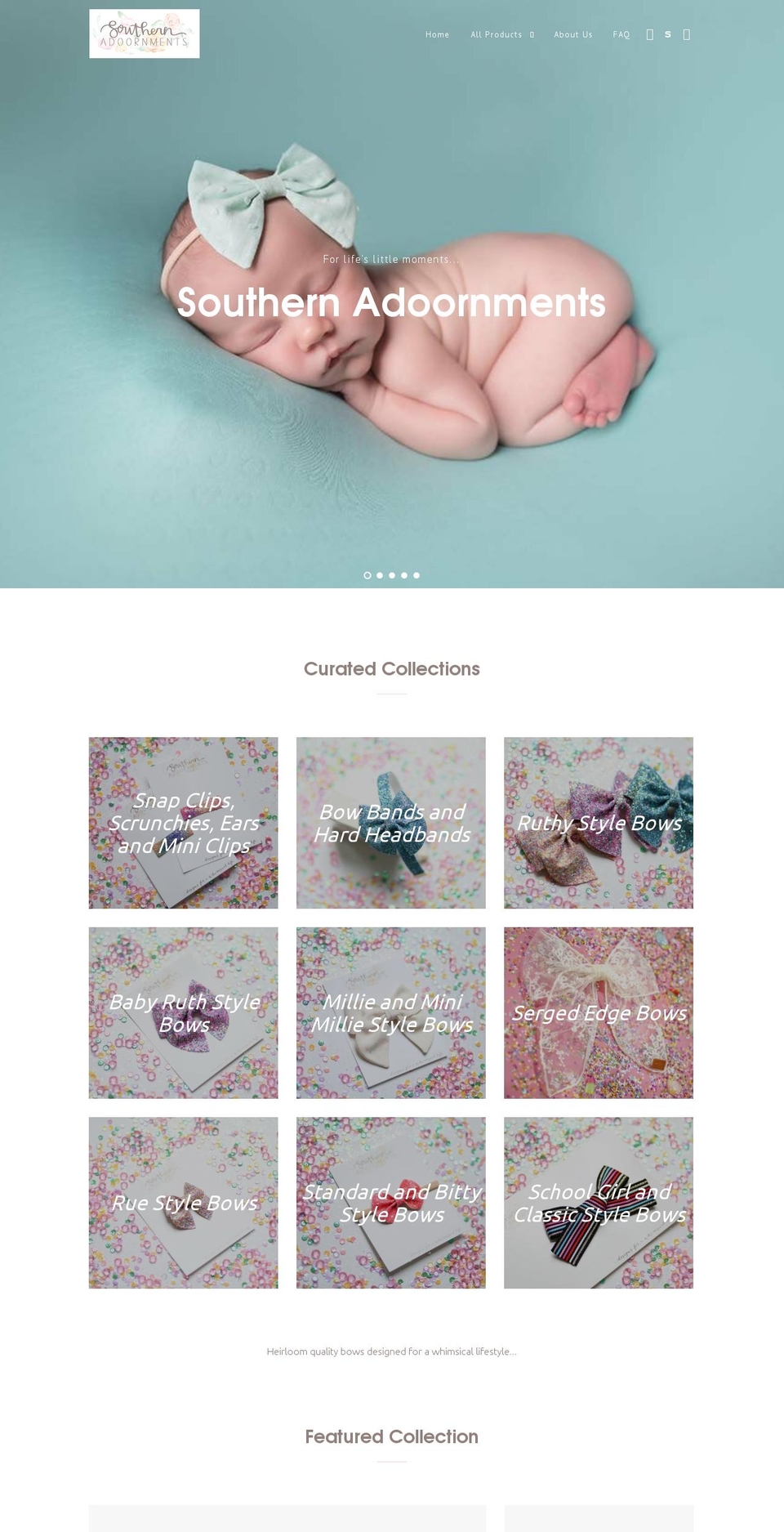 southern-adoornments.myshopify.com shopify website screenshot