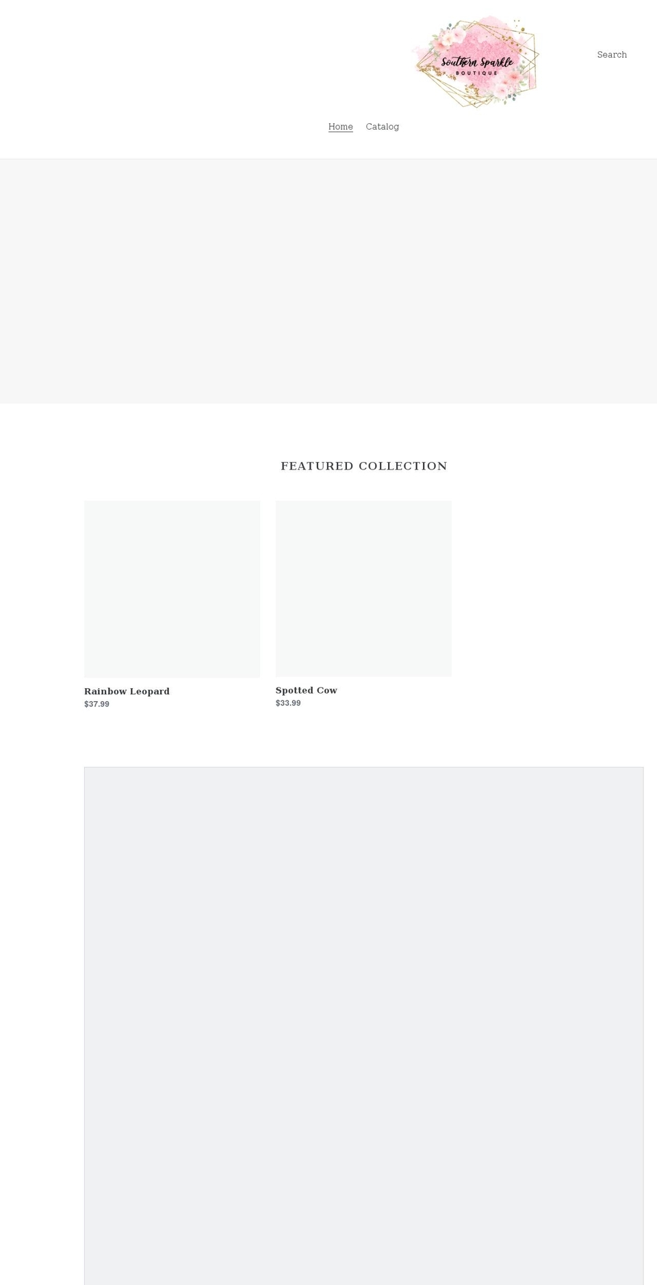 southern-sparkle-boutique.com shopify website screenshot