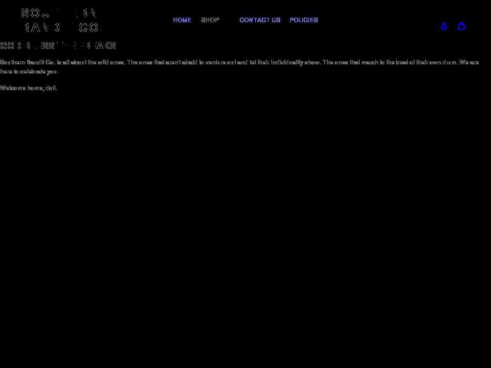 southernbanditco.com shopify website screenshot
