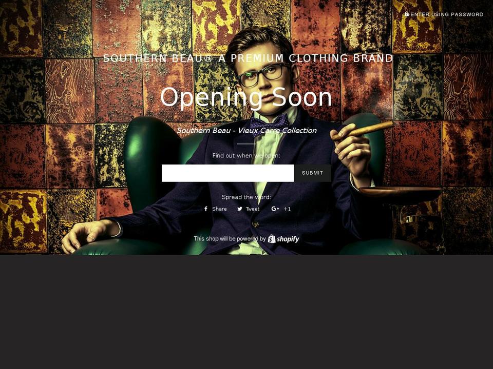southernbeauco.com — Shopify storefront screenshot