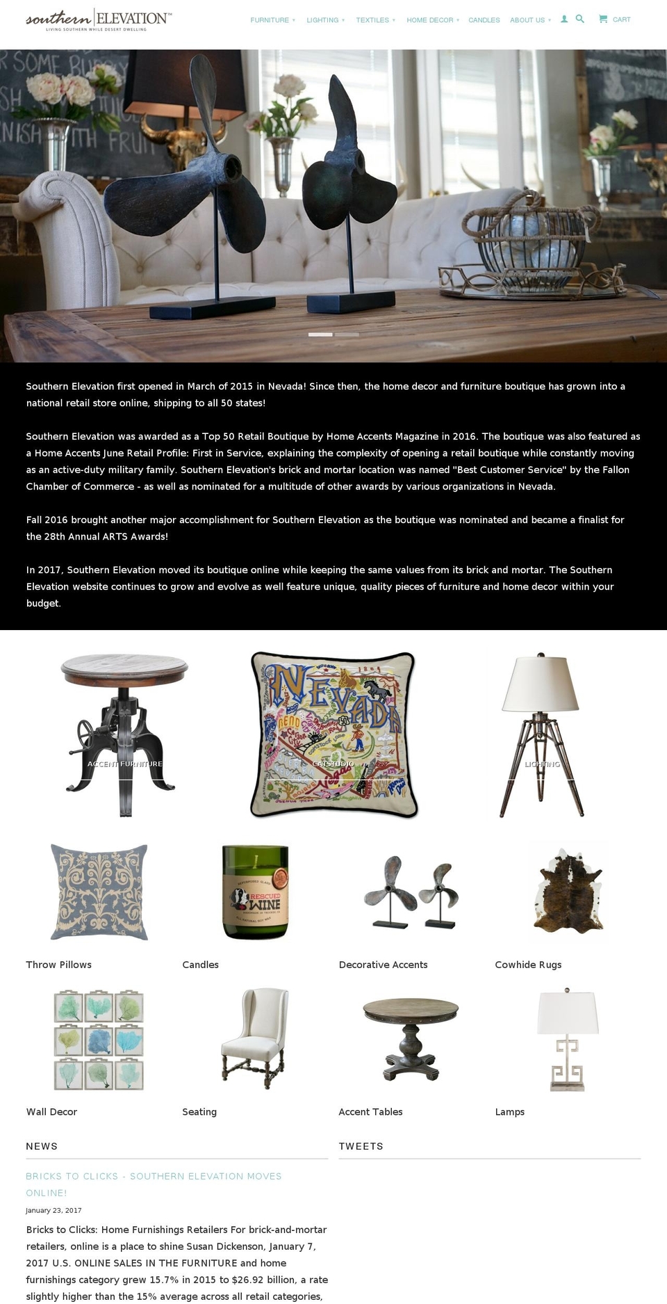 southernelevation.com shopify website screenshot