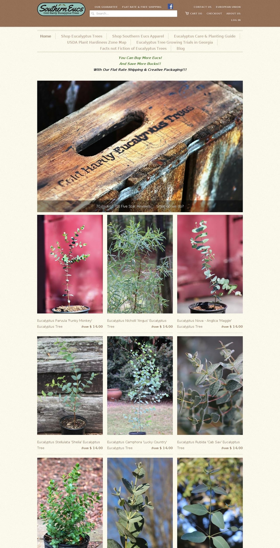 southerneucs.com shopify website screenshot