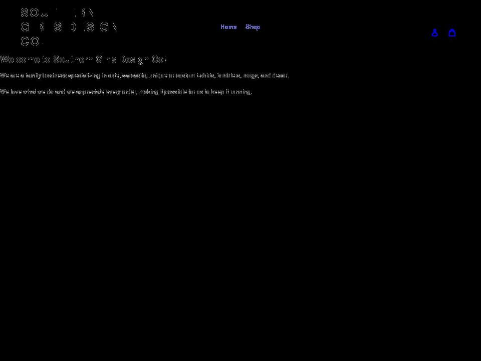 southerngirlsdesignco.com shopify website screenshot