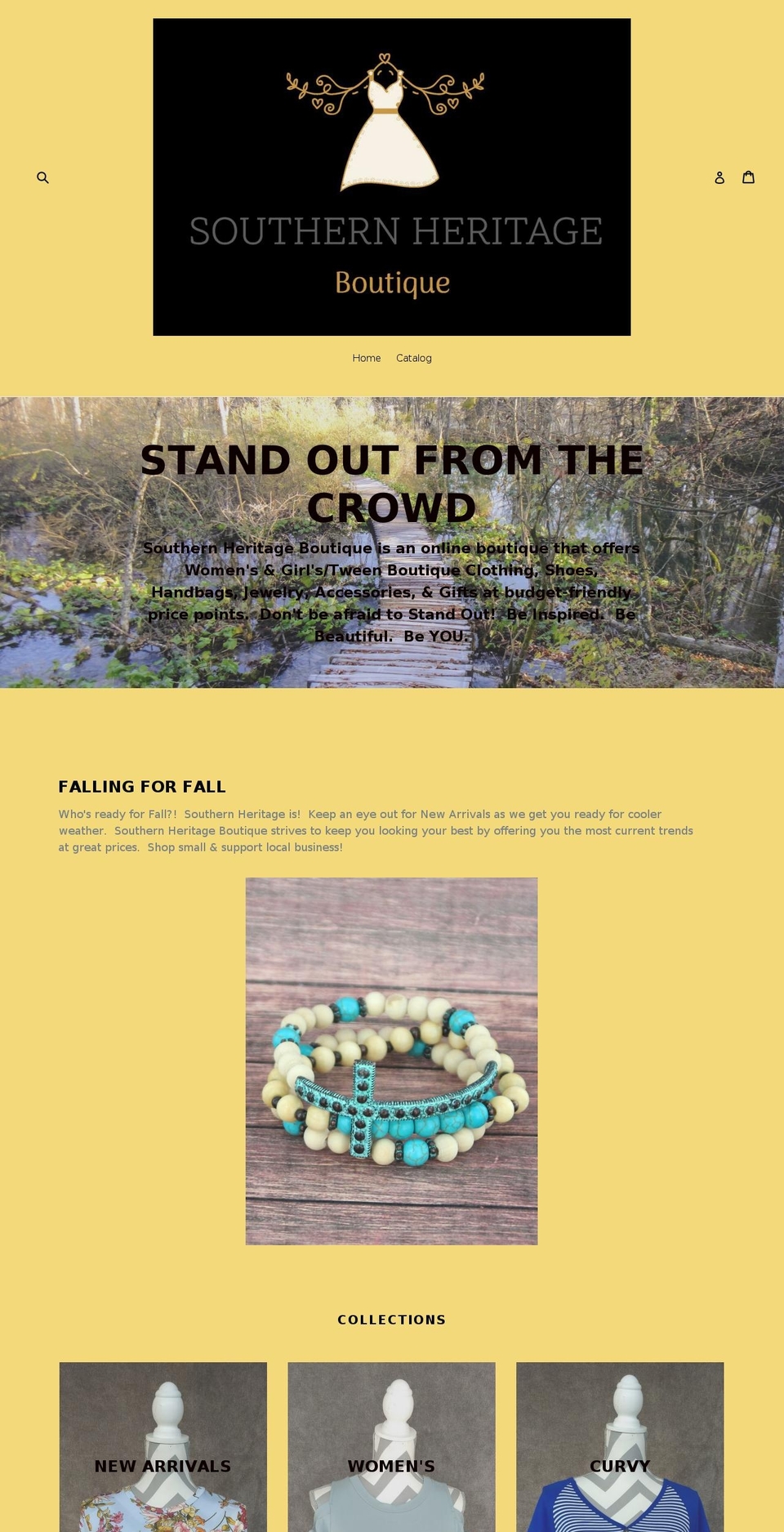 southernheritageboutiquellc.com — Shopify storefront screenshot