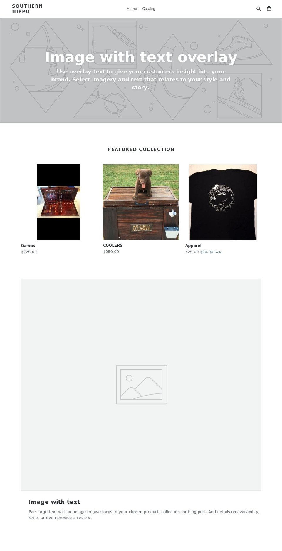 southernhippo.com — Shopify storefront screenshot