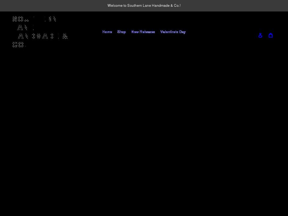 southernlanehandmade.com shopify website screenshot