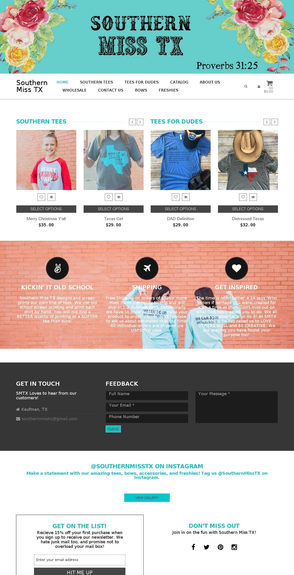 queen4-v1-2 Shopify theme site example southernmisstx.com